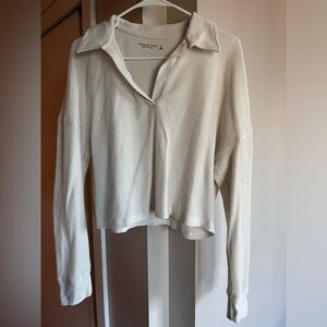 Abercrombie & Fitch waffle long sleeve tee